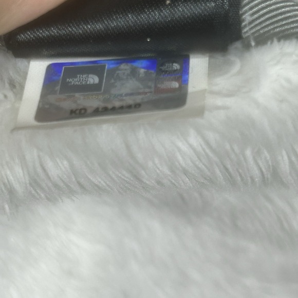 The North Face Osito Jacket Womens M White Pink Ribbon Breast Cancer Fleece FZip - Picture 11 of 14